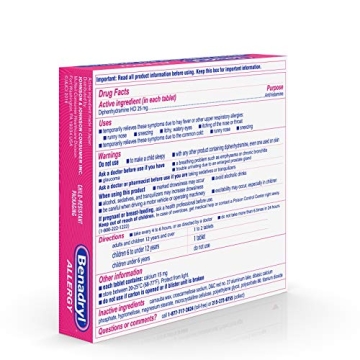 Benadryl Ultratabs Allergy Relief (24 Count Pack of 2)