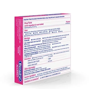Benadryl Ultratabs Allergy Relief (24 Count Pack of 2)