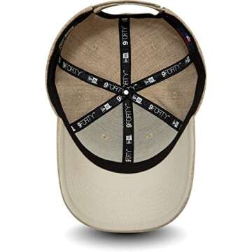 New Era 9FORTY New York Yankees Baseball Cap MLB Winterized The League - Oatmeal