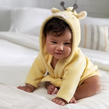 Gerber Baby Hooded Giraffe Bathrobe for Infants