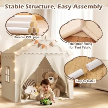 Eagelestone Play Tent - Magical Indoor & Outdoor Playhouse