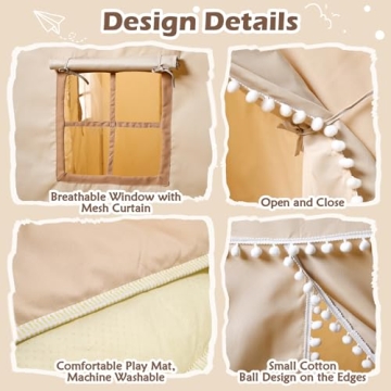 Eagelestone Play Tent - Magical Indoor & Outdoor Playhouse