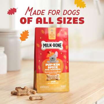Milk-Bone Pup-kin Spice Biscuit Treats for Dogs