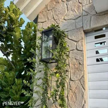 PENGYEE 6 Pack 5.57ft Artificial Greenery Garland, Leaf Garland for Room Decor, Garlands for Decoration, Fake Vines Hanging Plants for Home Bedroom Garden Wall Wedding Decor-042