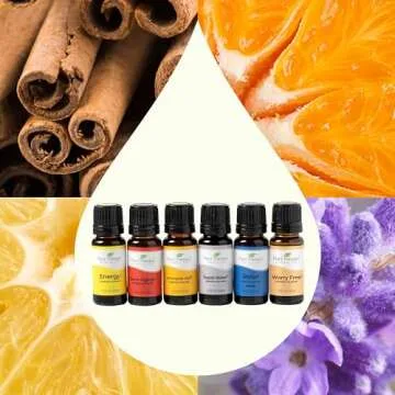 Top 6 Essential Oil Blends Set 100% Pure Therapeutic Aromatherapy