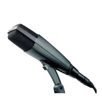 Sennheiser MD 421-II Dynamic Microphone with Mogami Cable and Mic Stand Bundle