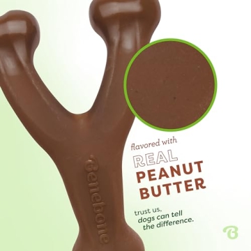 Buy Benebone Durable Dog Chew Toy – Real Peanut Flavor