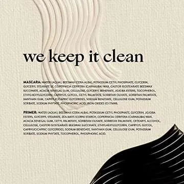 Honest Beauty Extreme Length Volumizing Clean Mascara + Longlasting Vegan Liquid Eyeliner Bundle | EWG Verified + Cruelty Free | Black, 0.27 fl oz, 0.58 fl oz