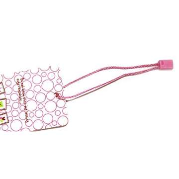 1000 PCS Hang Tag String Snap Lock Pin Loop Tie Fasteners,Polyester String Pink Hanging String Pink String Hang Tag String Fastener Hook Ties Easy and Fast to Attach