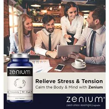 Zenium Natural Stress Relief Supplement for Calm Mind