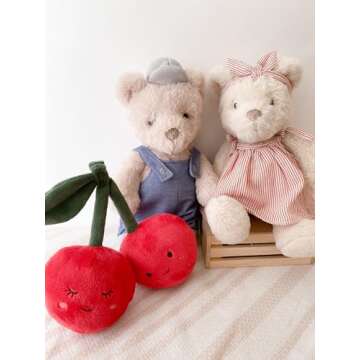 MON AMI Ellie The Bear Stuffed Animal – 11’’, Sundressed Teddy Bear Plush for Baby Shower, Cut...