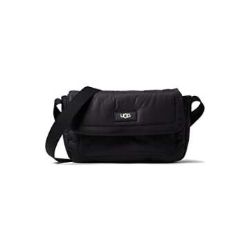 UGG Women's Dalton Crossbody Nylon Handbag, Black, One Size
