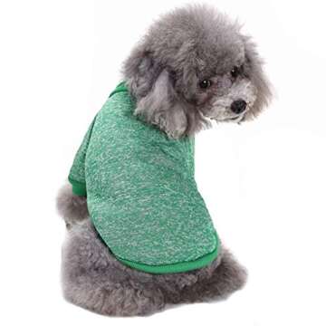CHBORLESS Pet Dog Classic Knitwear Sweater - Soft Winter Warmth for Small Pets