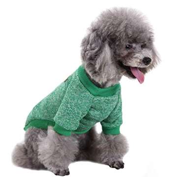 Warm Fleece Sweater for Small Dogs - CHBORLESS Knitwear