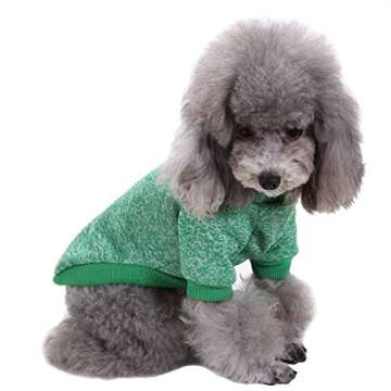Warm Fleece Sweater for Small Dogs - CHBORLESS Knitwear