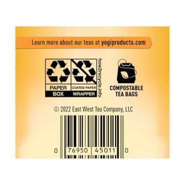 Yogi Tea Ginger: USDA Organic Herbal Blend for Wellness
