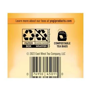 Yogi Tea Ginger: USDA Organic Herbal Blend for Wellness
