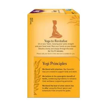 Yogi Tea Ginger: USDA Organic Herbal Blend for Wellness