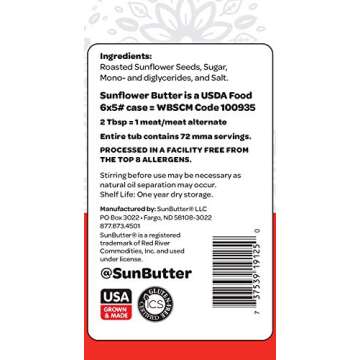 SunButter Creamy Sunflower Spread - Nut Free 2-Pack