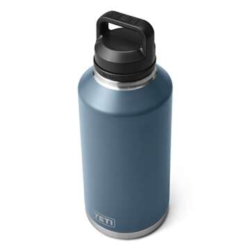 YETI Rambler 64 oz Bottle, Vacuum Insulated, Stainless Steel with Chug Cap, Nordic Blue