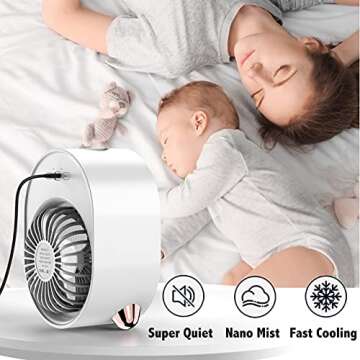 Portable Air Conditioner 3 in 1 Mini Cooling Fan