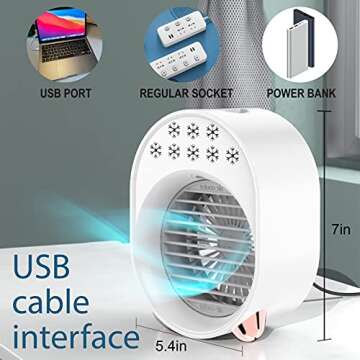 Portable Air Conditioner 3 in 1 Mini Cooling Fan