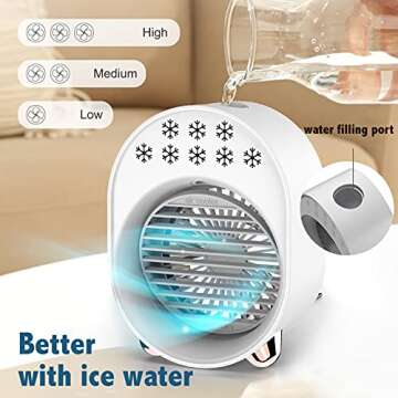 Portable Air Conditioner 3 in 1 Mini Cooling Fan