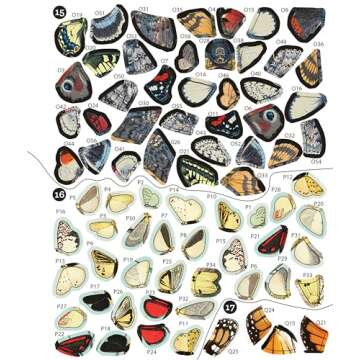 Brain Games - Sticker by Number - Vintage: Butterflies