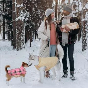 Kuoser Warm Dog Coat - Stylish Reversible Dog Jacket