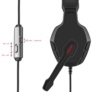 NUBWO U3 Gaming Headset - Versatile Audio for Gamers