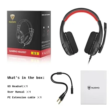 NUBWO U3 Gaming Headset - Versatile Audio for Gamers