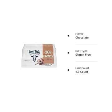 Nutrition Plan High Protein Chocolate 30g Shake,Gelatin Free,11.5fl.oz,(12 Pack) - PACK OF 1