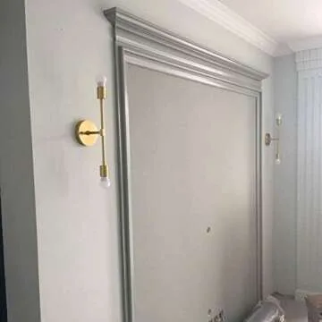 KCO Modern Wall Sconce Stylish Raw Brass 2-Light Fixture