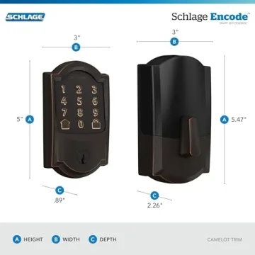 Schlage Encode WiFi Deadbolt for Enhanced Home Security