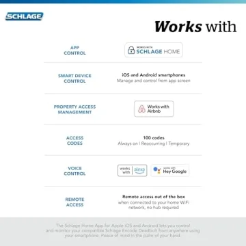 Schlage Encode WiFi Deadbolt for Enhanced Home Security