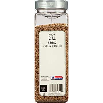 McCormick Culinary Whole Dill Seed - 15 Ounce Container for Flavorful Cooking and Seasoning