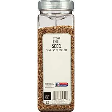 McCormick Culinary Whole Dill Seed - 15 Ounce Container for Flavorful Cooking and Seasoning