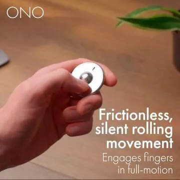 ONO Scroller- Handheld Fidget Toy for Adults | Help Relieve Stress, Anxiety, Tension | Promotes Focus, Clarity | Compact, Portable Design (Scroller Natural SS)