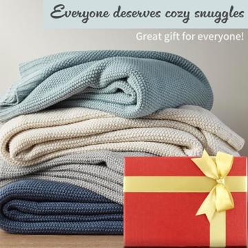 INK+IVY Bree Knit Throw Blanket - Cozy and Stylish Gift