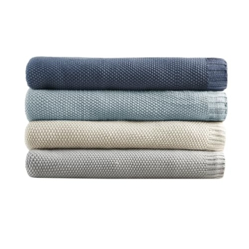 INK+IVY Bree Knit Throw Blanket - Cozy and Stylish Gift