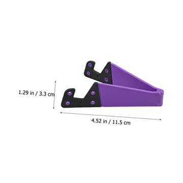 DOITOOL 8pcs V-Shaped Mobile Phone Holder Phone Holder Plane Lazy Phone Stand Converter Airplane Phone Mount Device The Call Dashboard Tablet Holder Stands Car Homeedge-Universal-