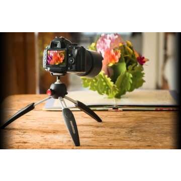 Manfrotto PIXI EVO 2-Section Mini Tripod - Lightweight and Versatile