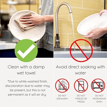 Elegant BluHermit Mango Wood Fruit Bowl for Home Decor