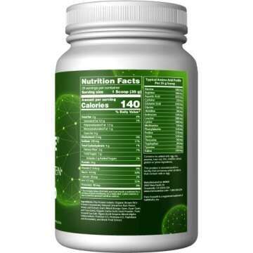 MRM Nutrition Veggie Elite Performance Protein | Cinnamon Bun Flavored| Plant-Based Protein| Easy to...