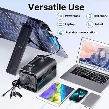 Nicesolar 100W Bifacial Portable Solar Panel Charger