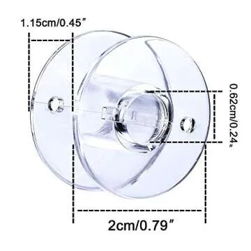 Colorful Sewing Bobbins for Brother & Singer Machines 25PC