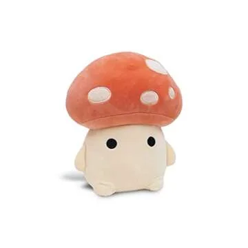 Avocatt Kawaii Mushroom Plushie Toy - 10 Inches Stuffed Animal Plush - Plushy and Squishy Mushroom with Soft Fabric and Stuffing - Cute Toy Gift for Boys and Girls