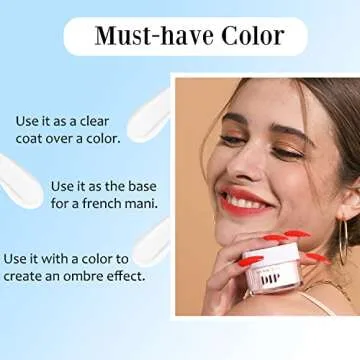 AZUREBEAUTY Clear Dip Powder for Salon Quality Nails