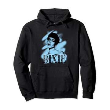 Official Dixie D'Amelio Blue Spray Pullover Hoodie