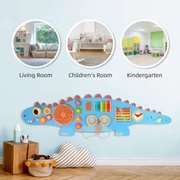 Explore OOOK Dinosaur Sensory Wall Panel for Kids